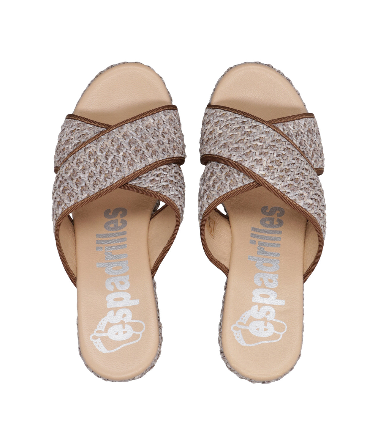 Espadrilles | Ciabatta Fenny Rafia Marrone