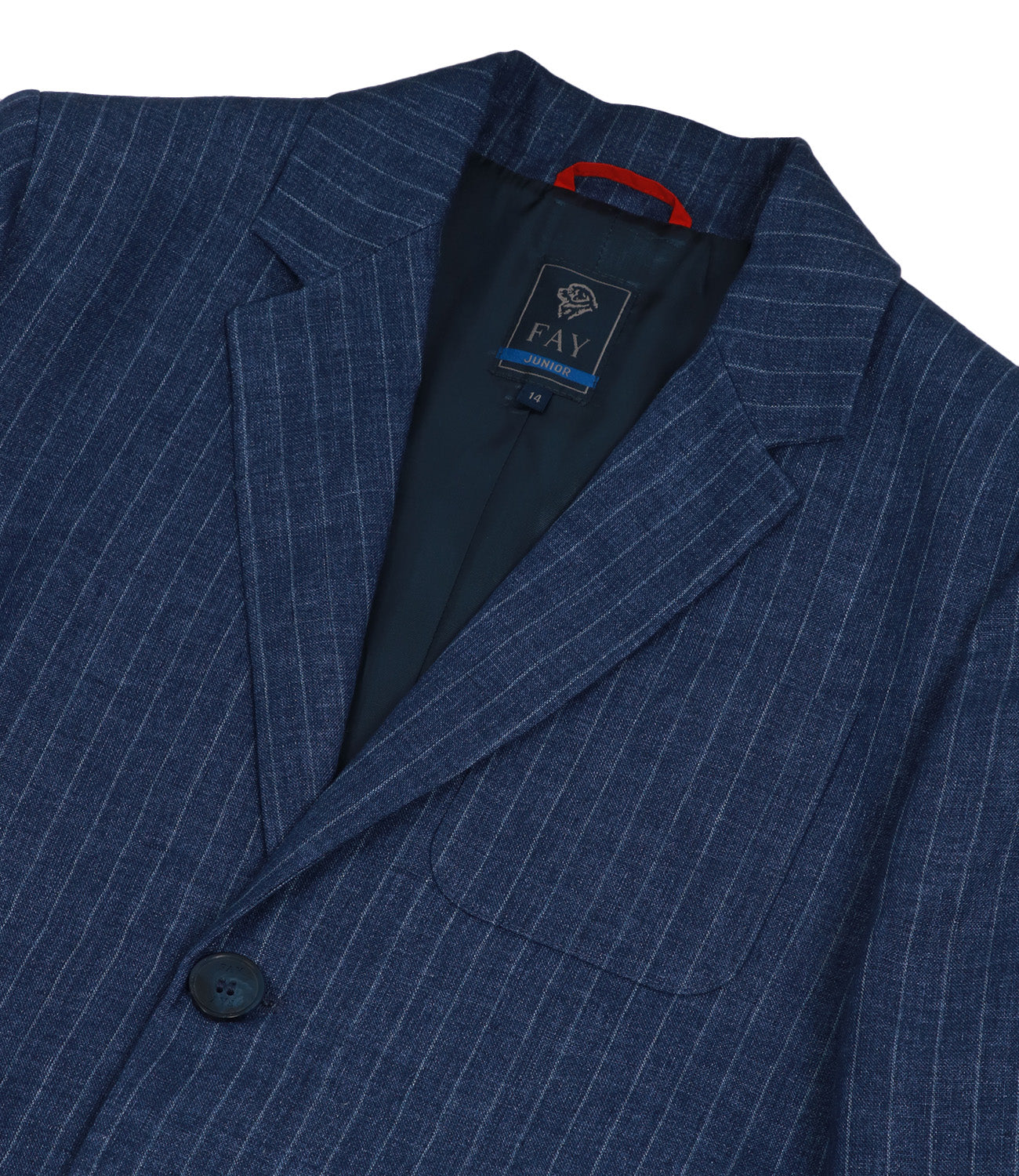 Fay Junior | Navy Blue and Ivory Jacket and Pant Set