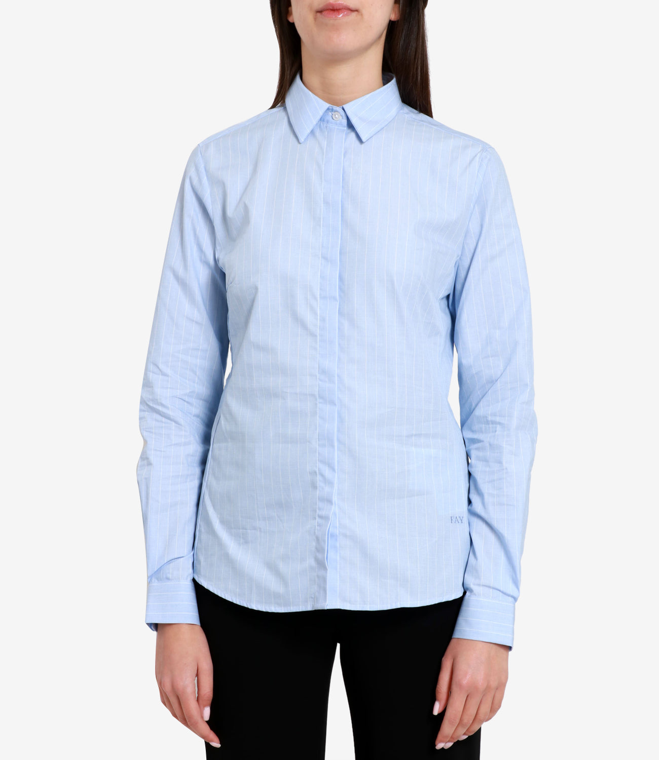 Fay | Camicia Celeste e Bianca