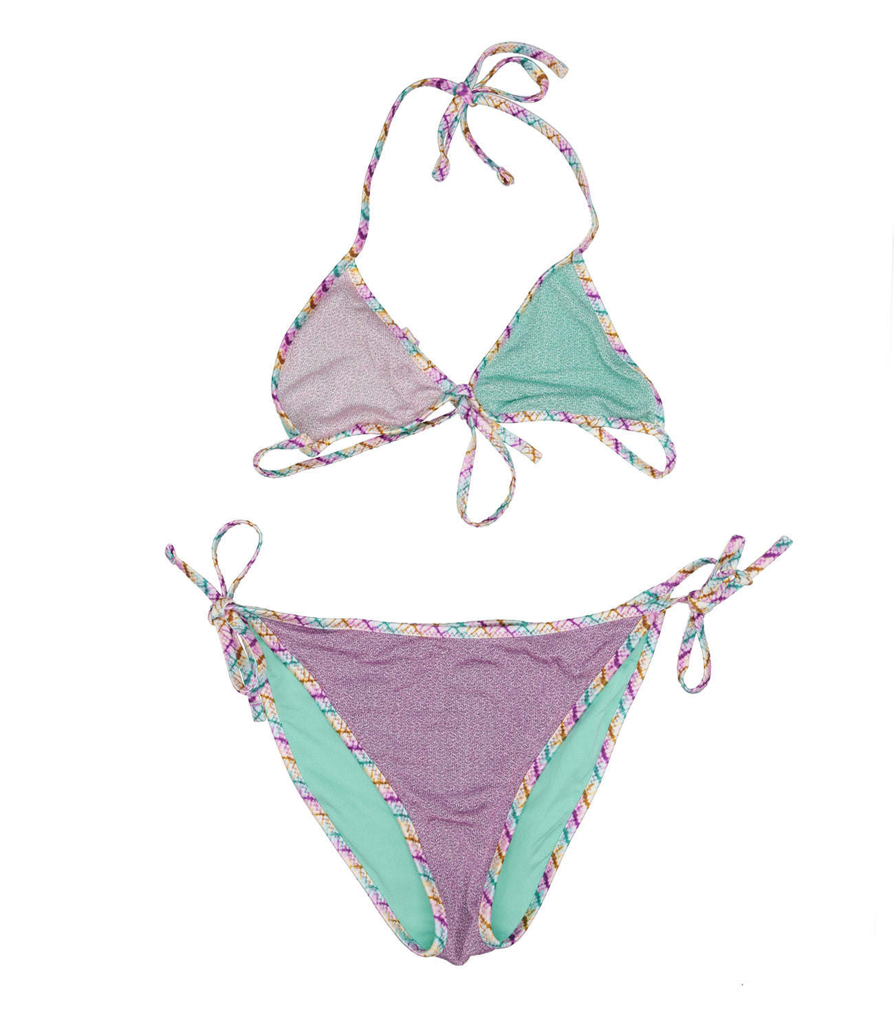 F**K Project Kids | Costume Bikini Viola e Verde