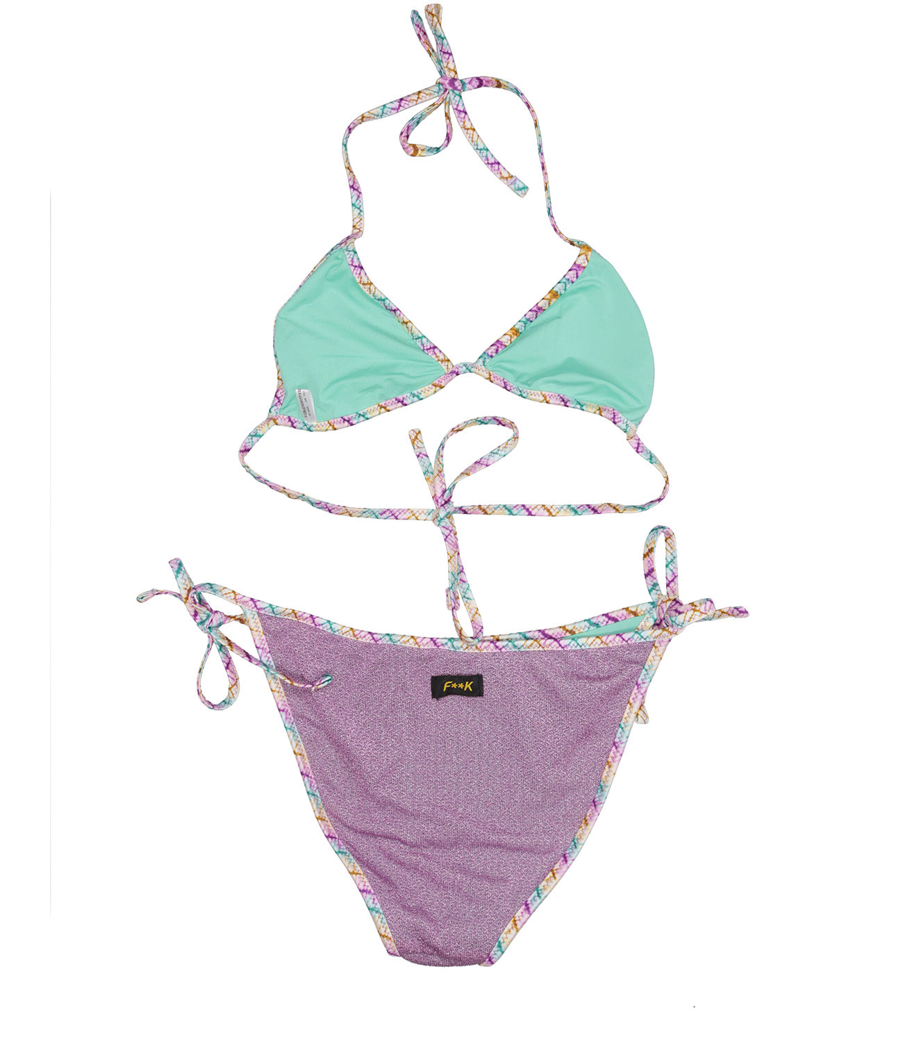 F**K Project Kids | Costume Bikini Viola e Verde