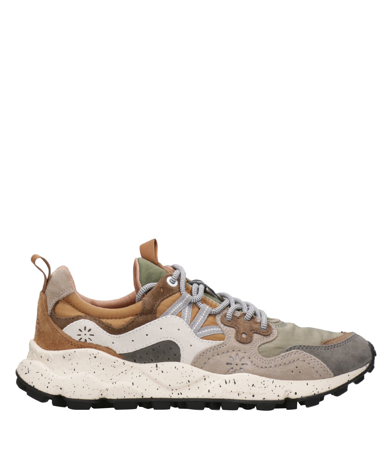 Flower Mountain | Sneakers Yamano 3 Man Verde militare Grigio e Marrone