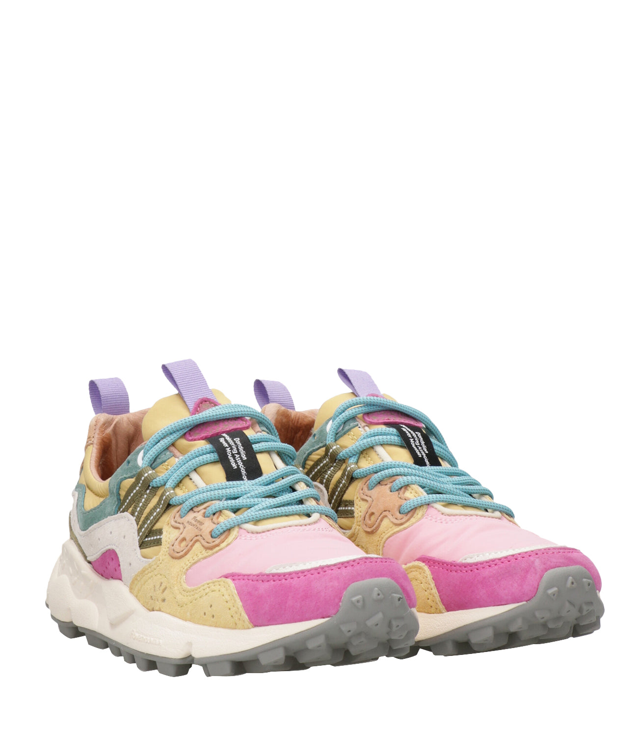 Flower Mountain | Yamano 3 Pink and Cream Sneakers