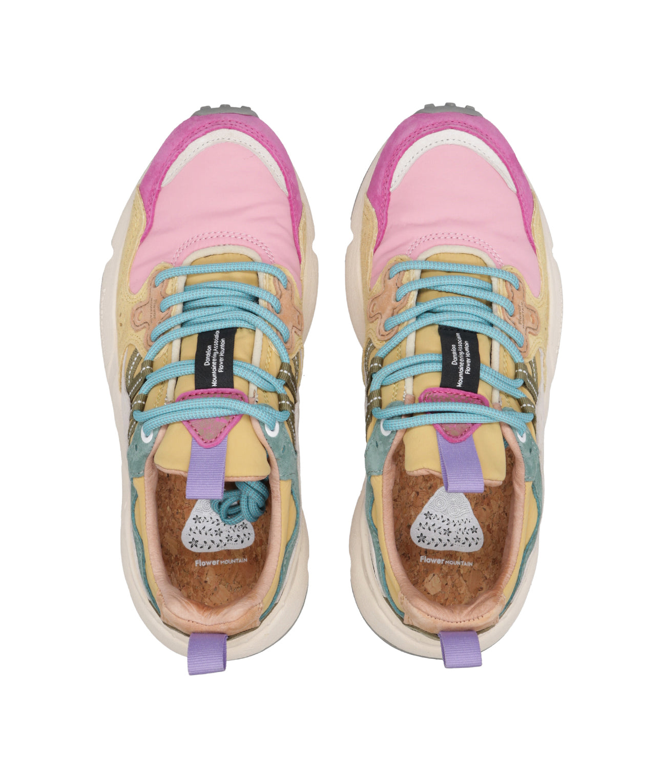 Flower Mountain | Sneakers Yamano 3 Rosa e Crema
