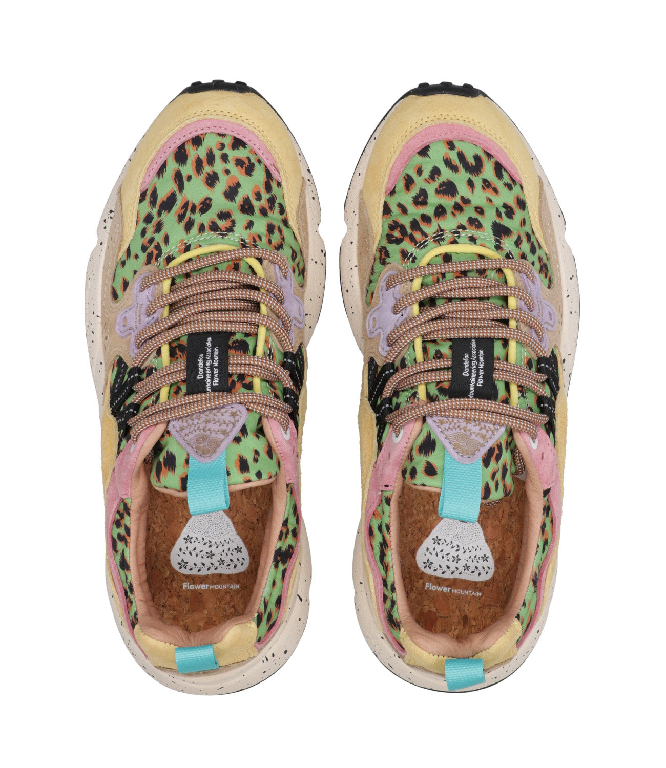 Flower Mountain | Sneakers Yamano 3 Donna Crema Taupe e Militare
