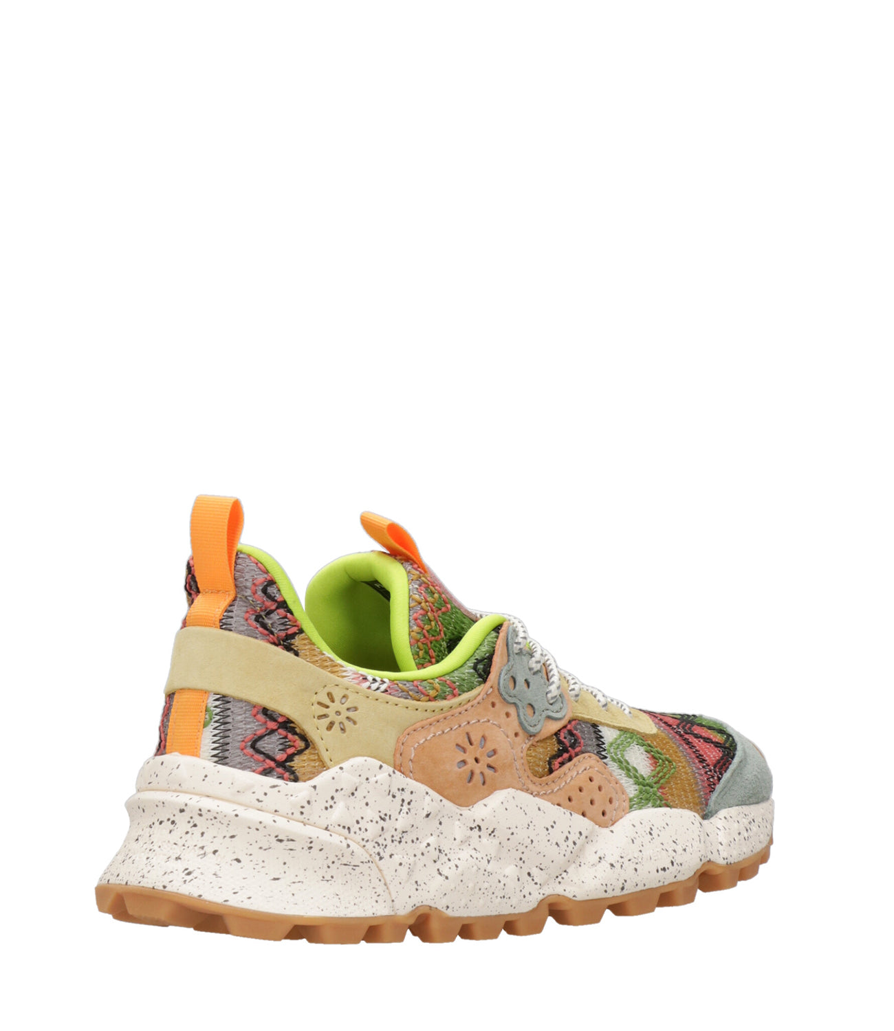 Flower Mountain | Sneakers Kotetsu Multi Fabric Grigio Albicocca e Panna