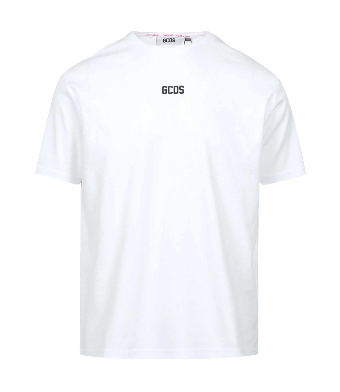 GCDS | T-Shirt Eco Logo Bianca