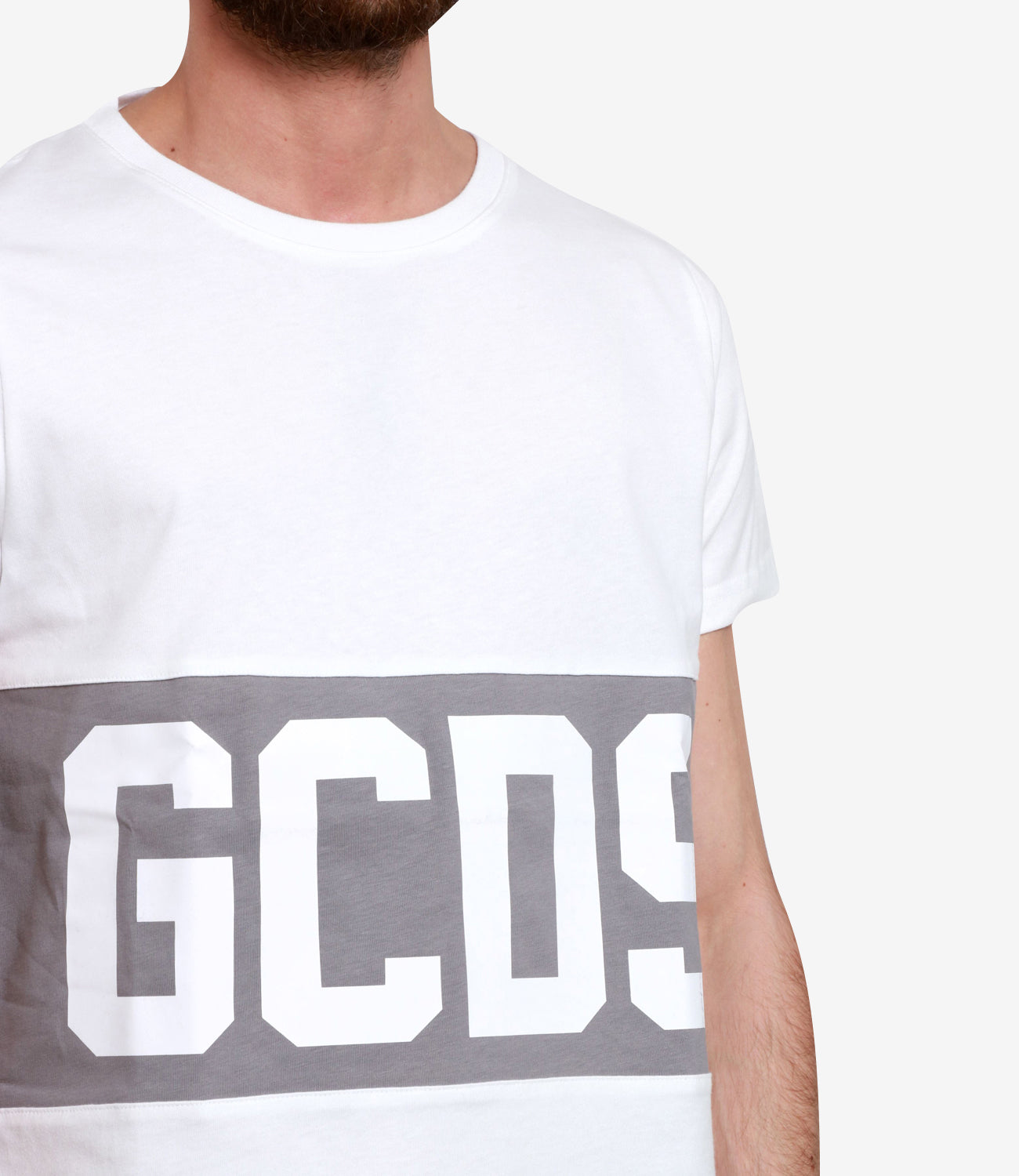 GCDS | T-Shirt Band Logo White