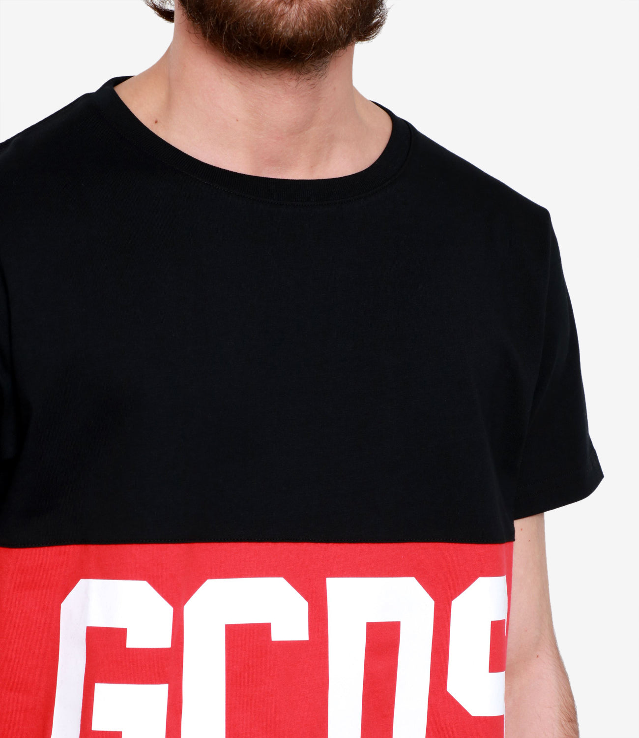 GCDS | T-Shirt Band Logo Nero