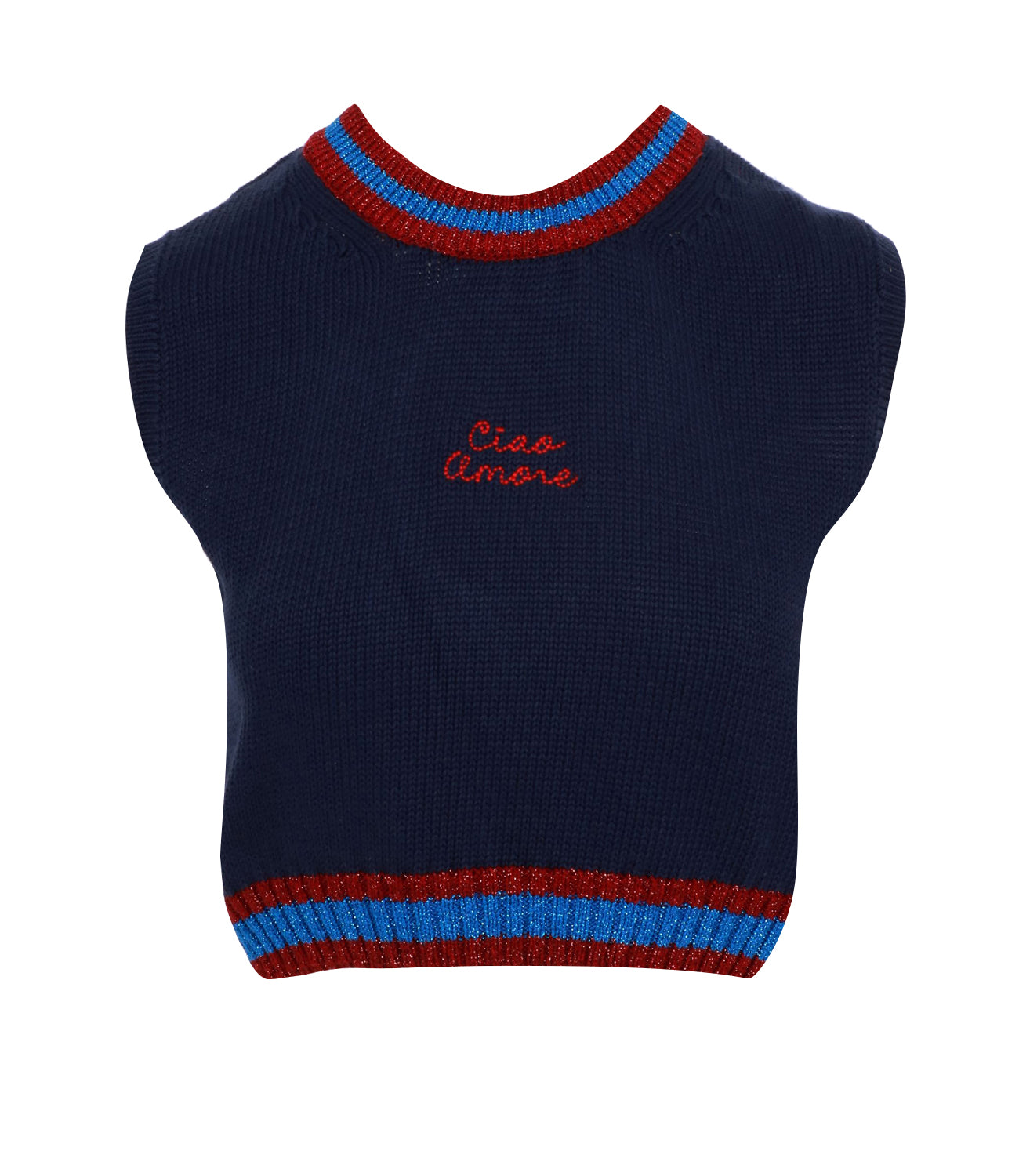 Giada Benincasa | Gilet Blu navy