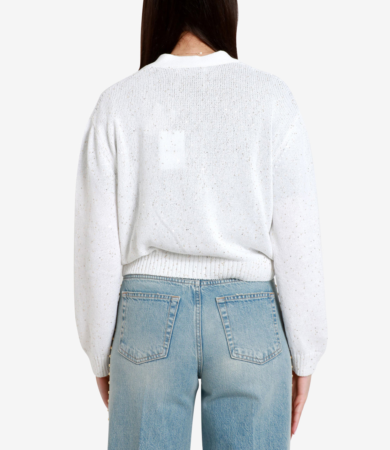 Gran Sasso | Cardigan Bianco e Oro