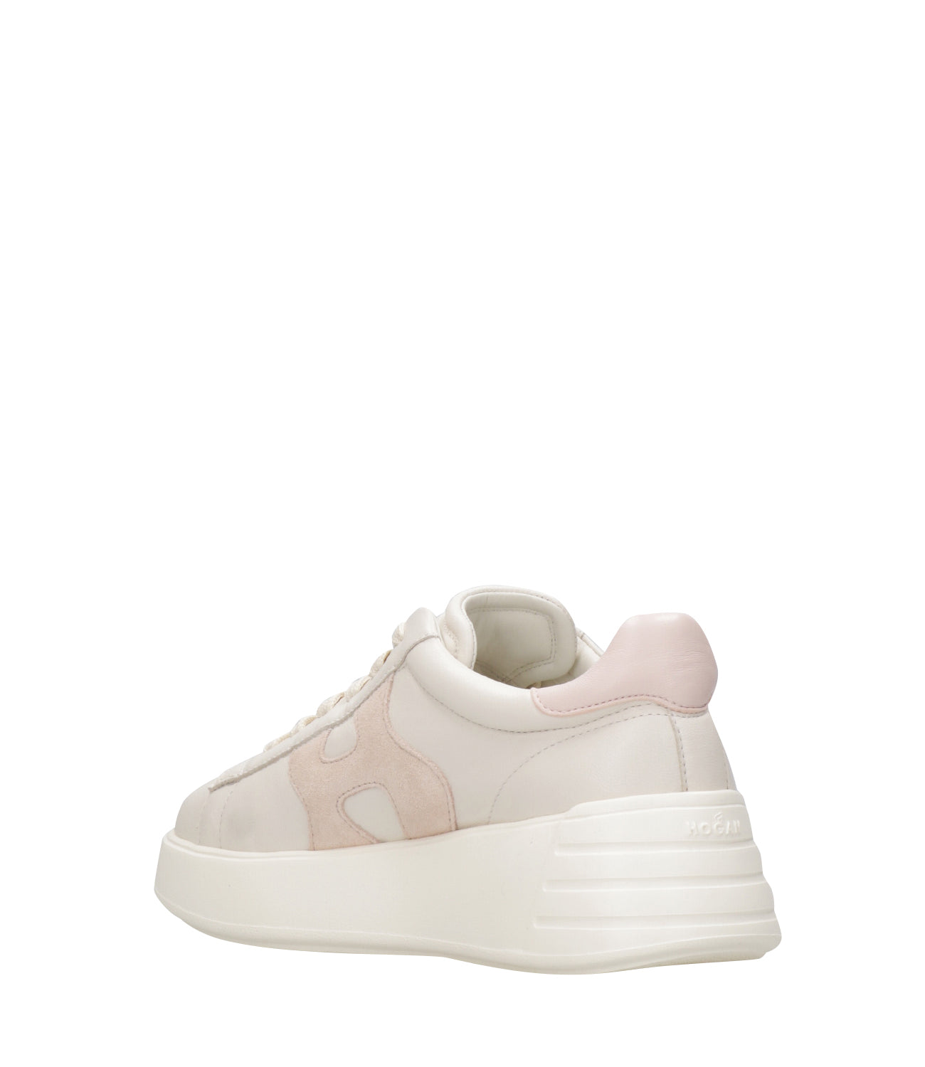 Hogan | Sneakers Rebel H562 Avorio e Rosa