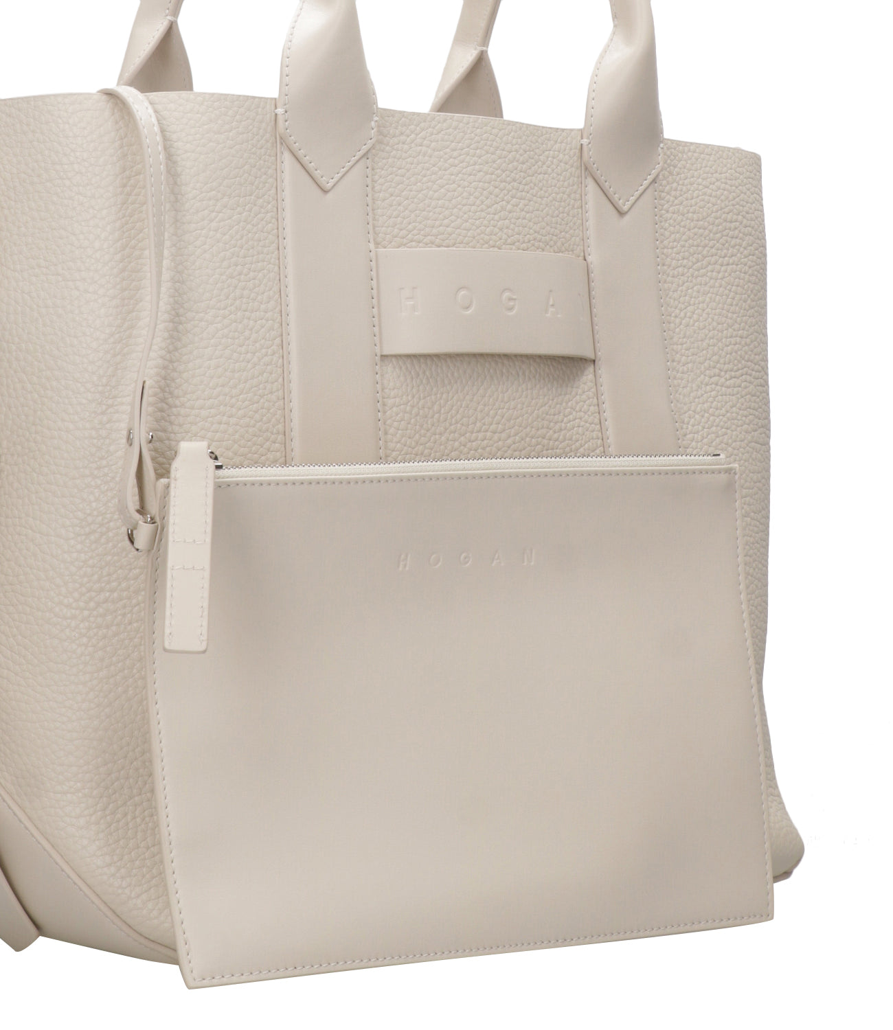 Hogan | Script Bag Cream