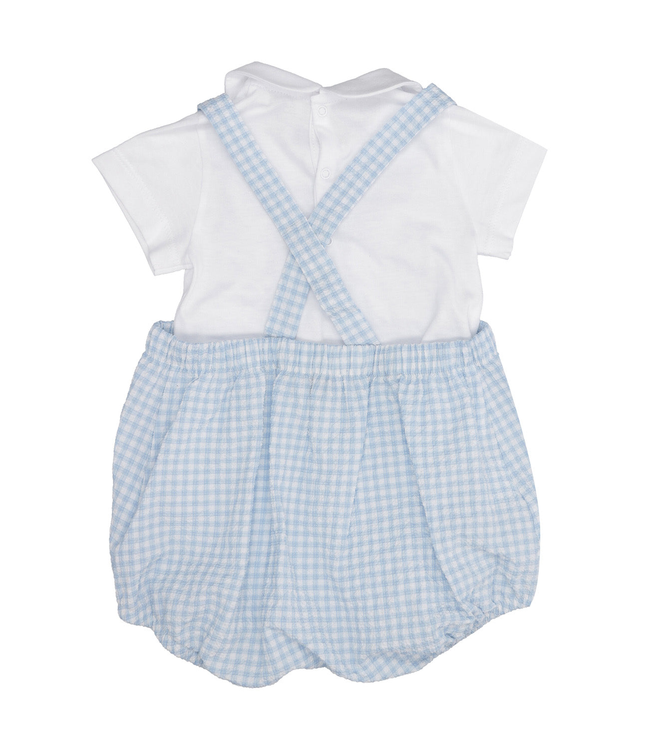 Il Gufo | Set Polo Salopette Azzurro