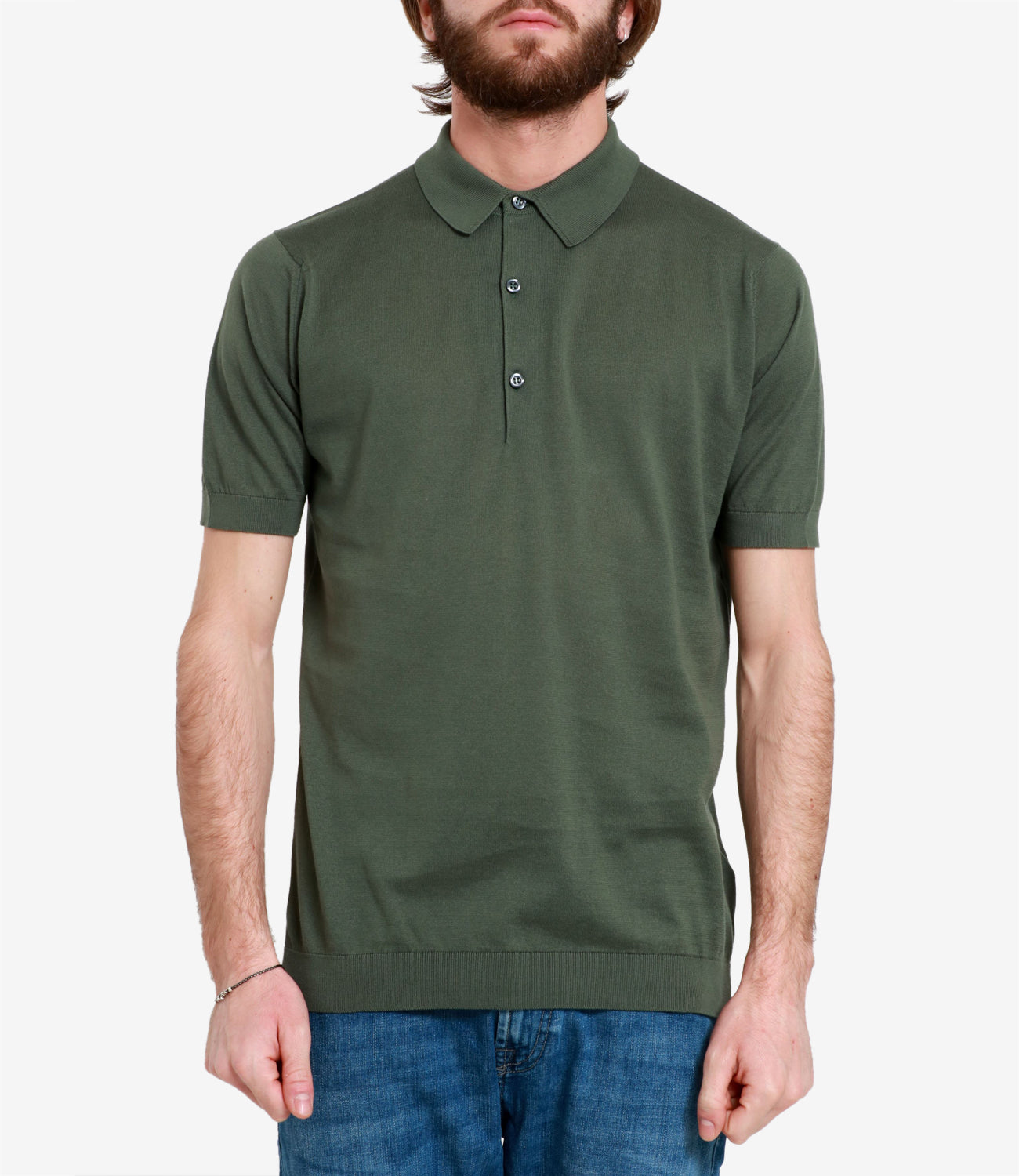 John Smedley | English Green Polo