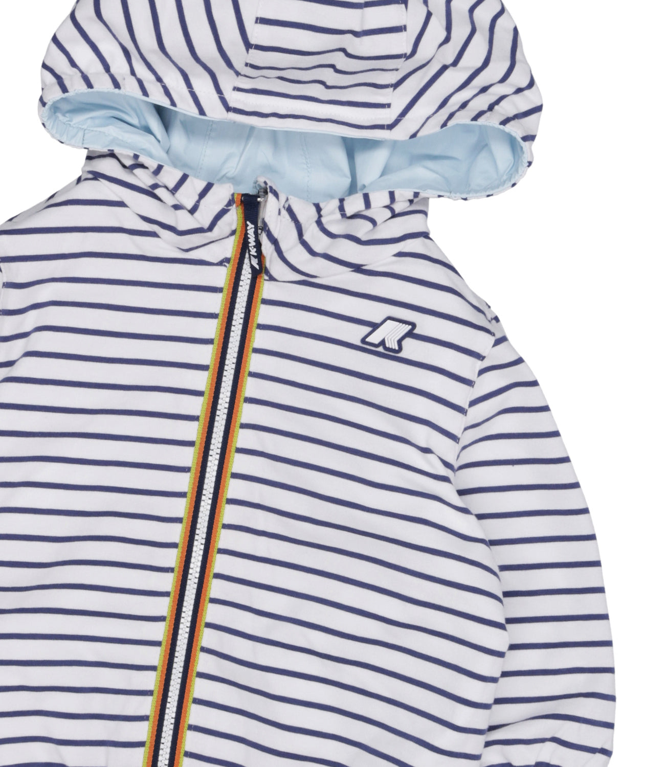 K-Way Kids | Giubbotto Jake Plus 2 Bianco e Celeste