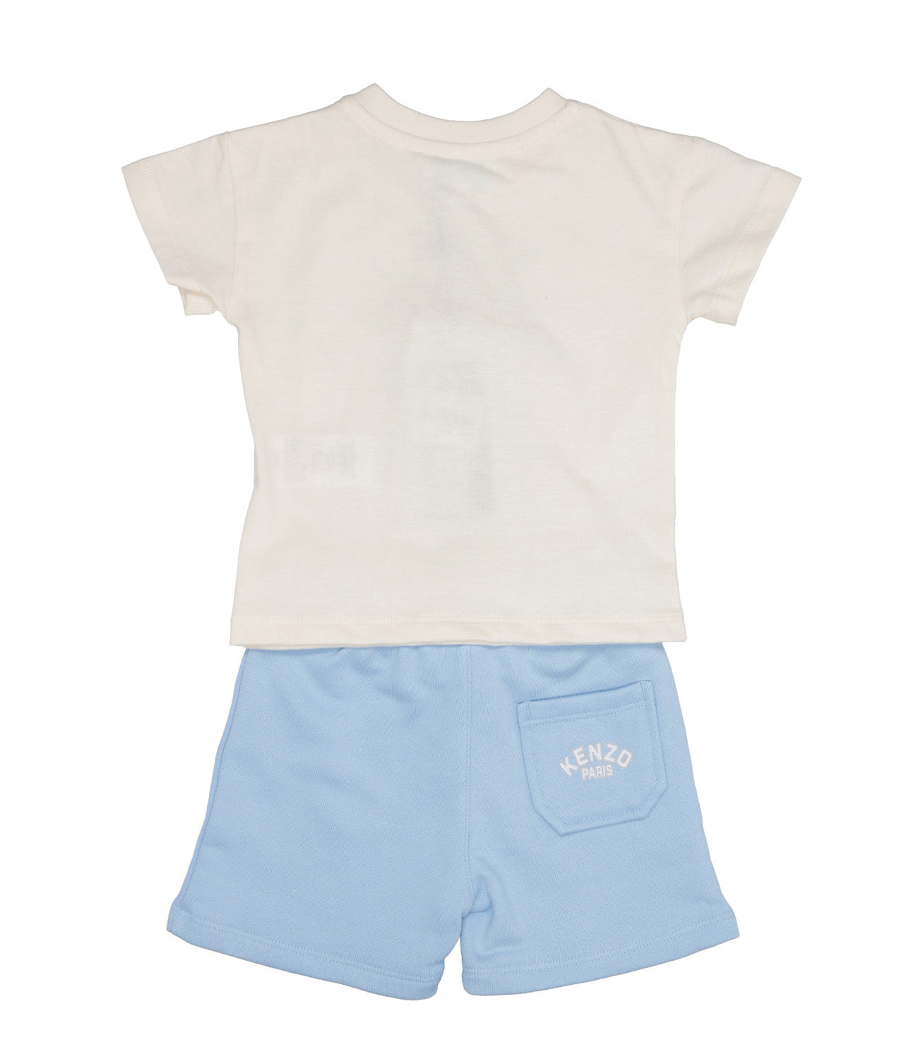 Kenzo Kids | Set T-Shirt Bermuda Avorio Celeste