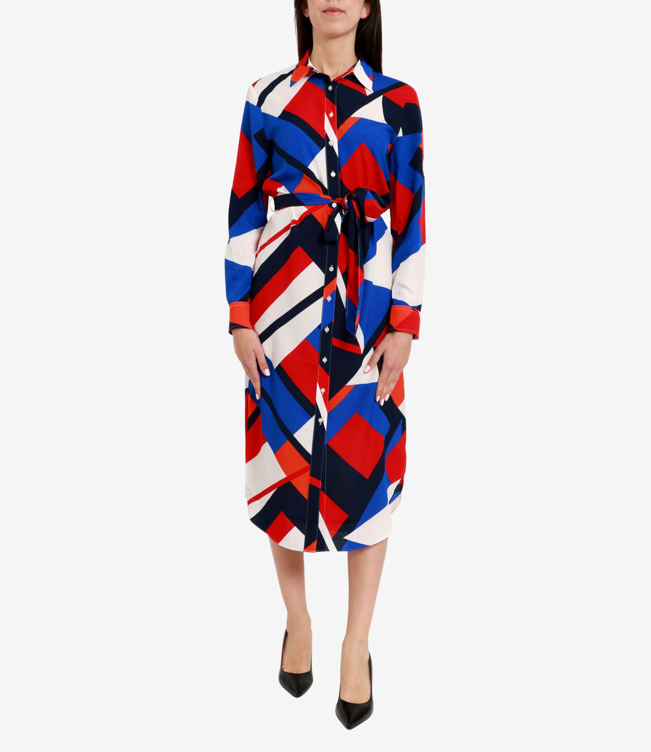 Lauren Ralph Lauren | Abito Shadny Rosso Blu e Azzurro