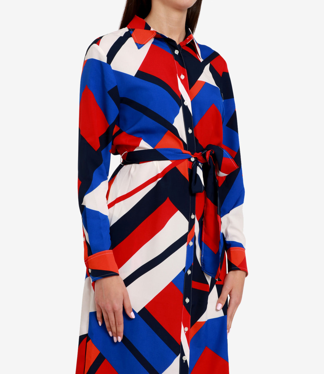 Lauren Ralph Lauren | Abito Shadny Rosso Blu e Azzurro