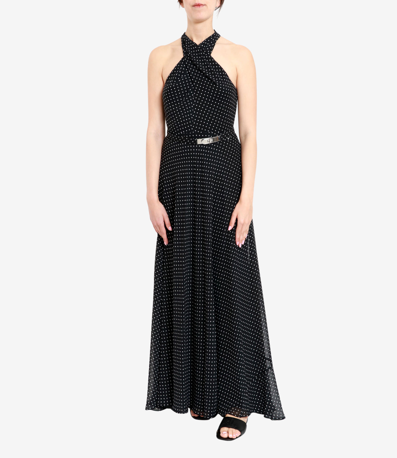 Lauren Ralph Lauren | Abito Lefora Nero e Crema