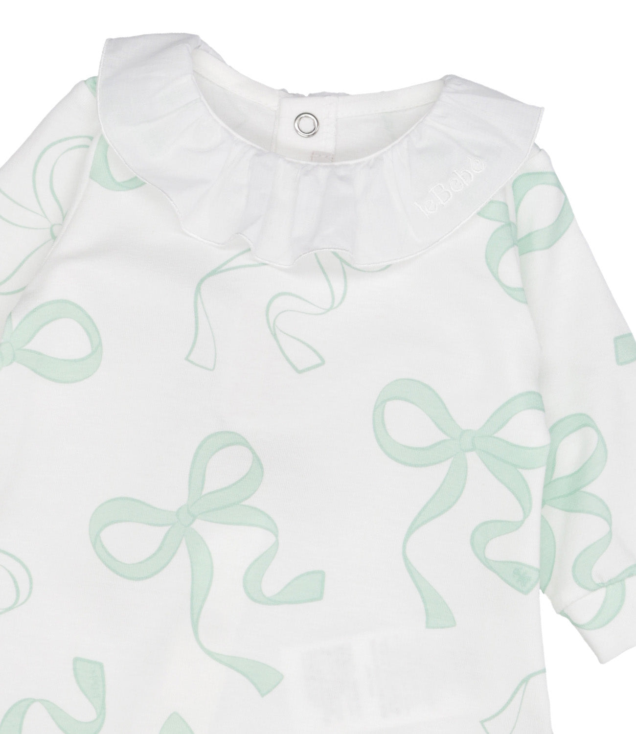 Le Bebè Enfant | Tutina Bianco Acquamarina