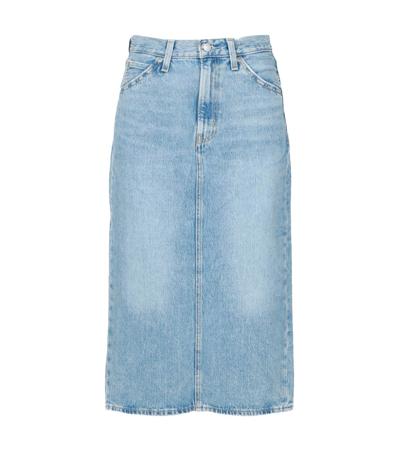 Levis | Gonna Hr Back Slit Denim Chiaro