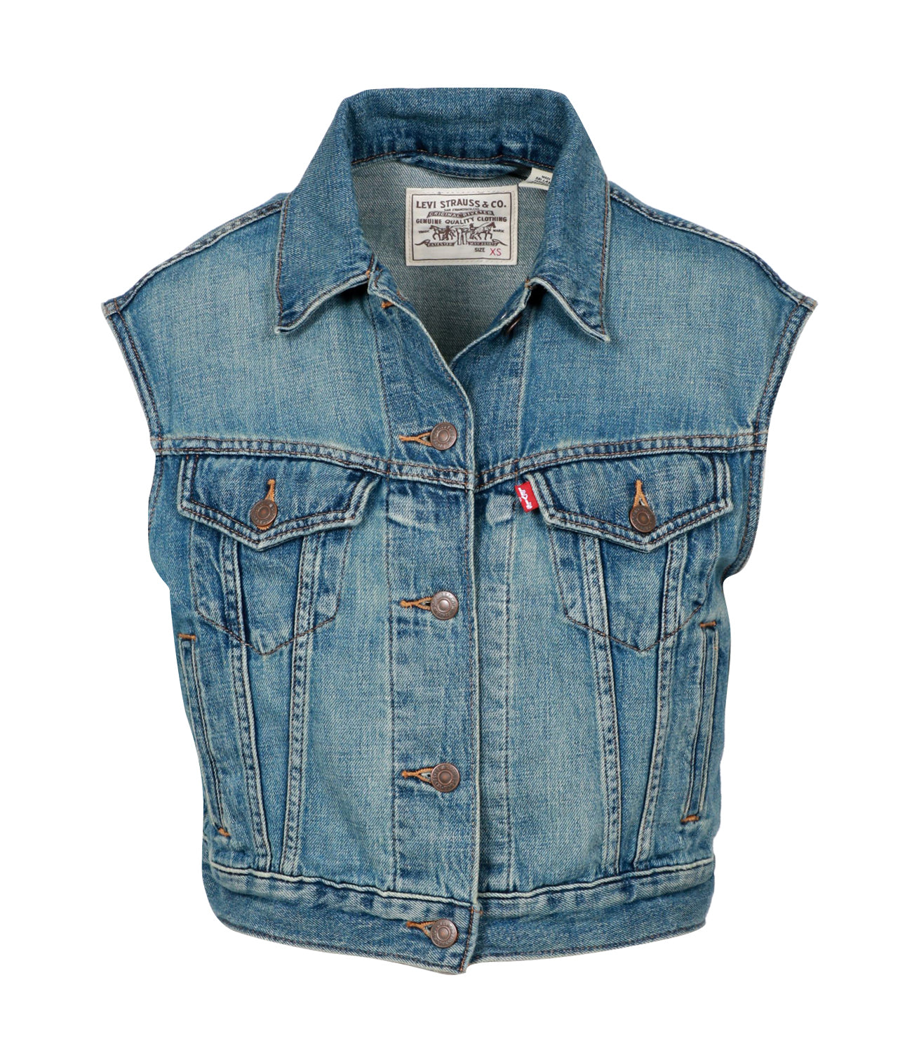 Levis | Smanicato Shrunken 90s Denim medio