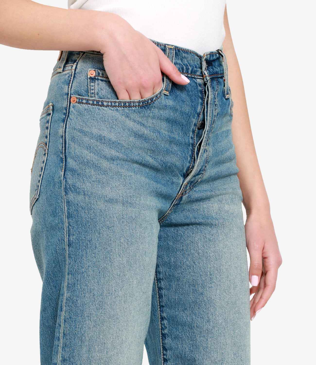 Levis | Jeans Ribcage Straight Denim medio