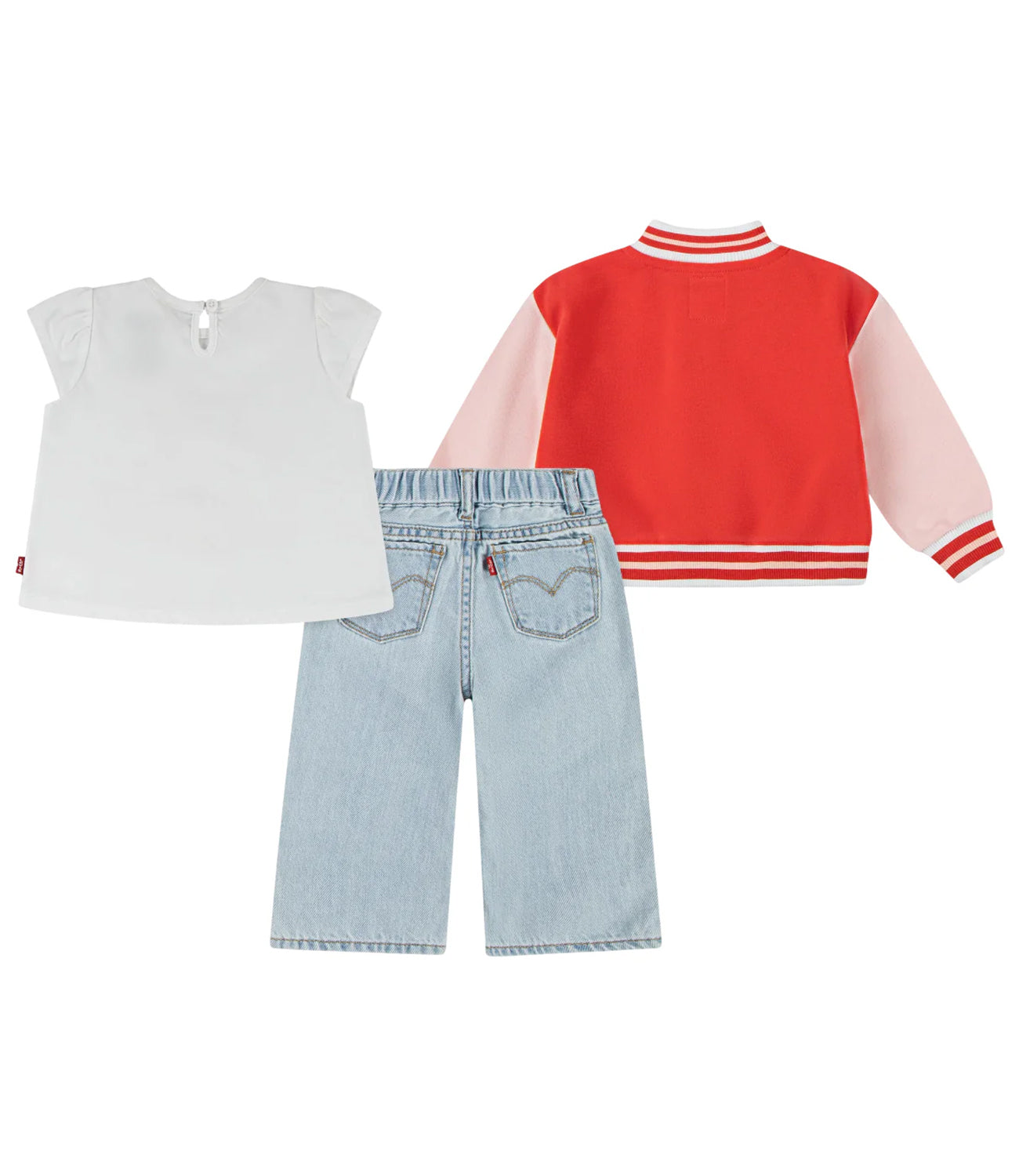 Levis Kids | Red and Pink T-Shirt+Pants Set