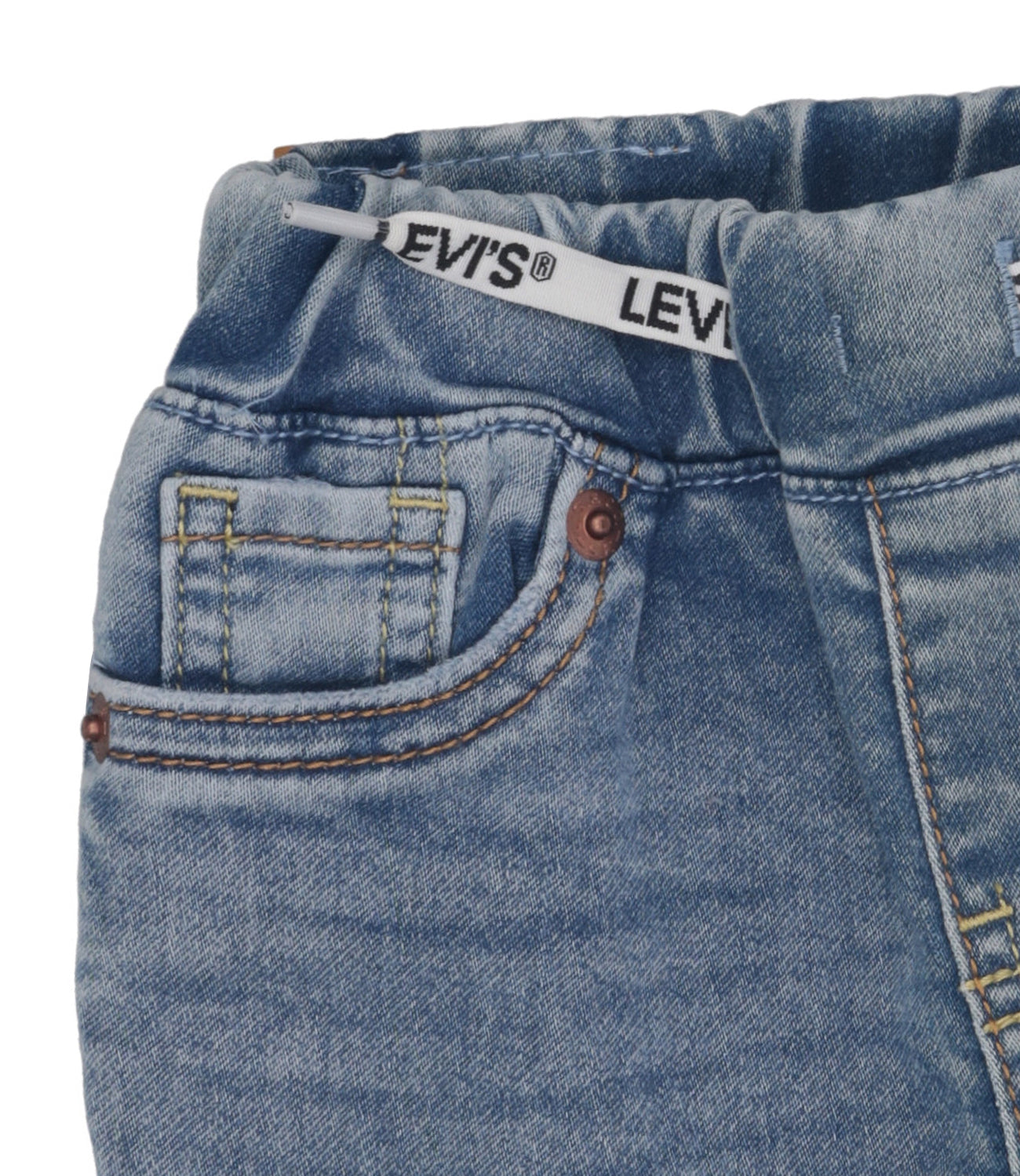 Levis Kids | Bermuda Skinny Fit Dobby Short Denim scuro