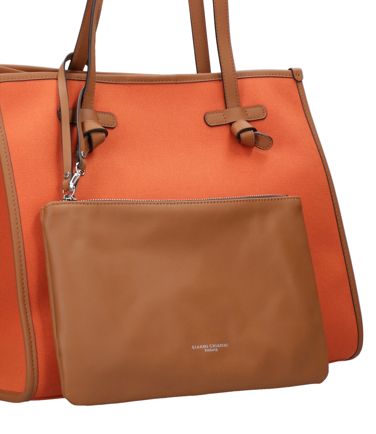 Marcella Club | Borsa Corallo Corda e Caramello