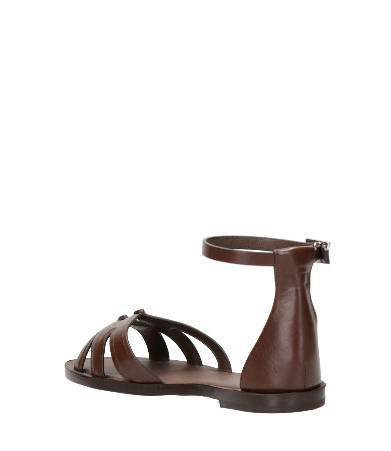 Max Mara | Sandalo Double Flat Noce