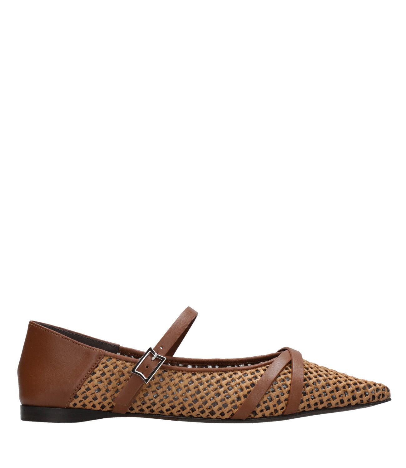 Max Mara | Ballerina Woven Flat Leather