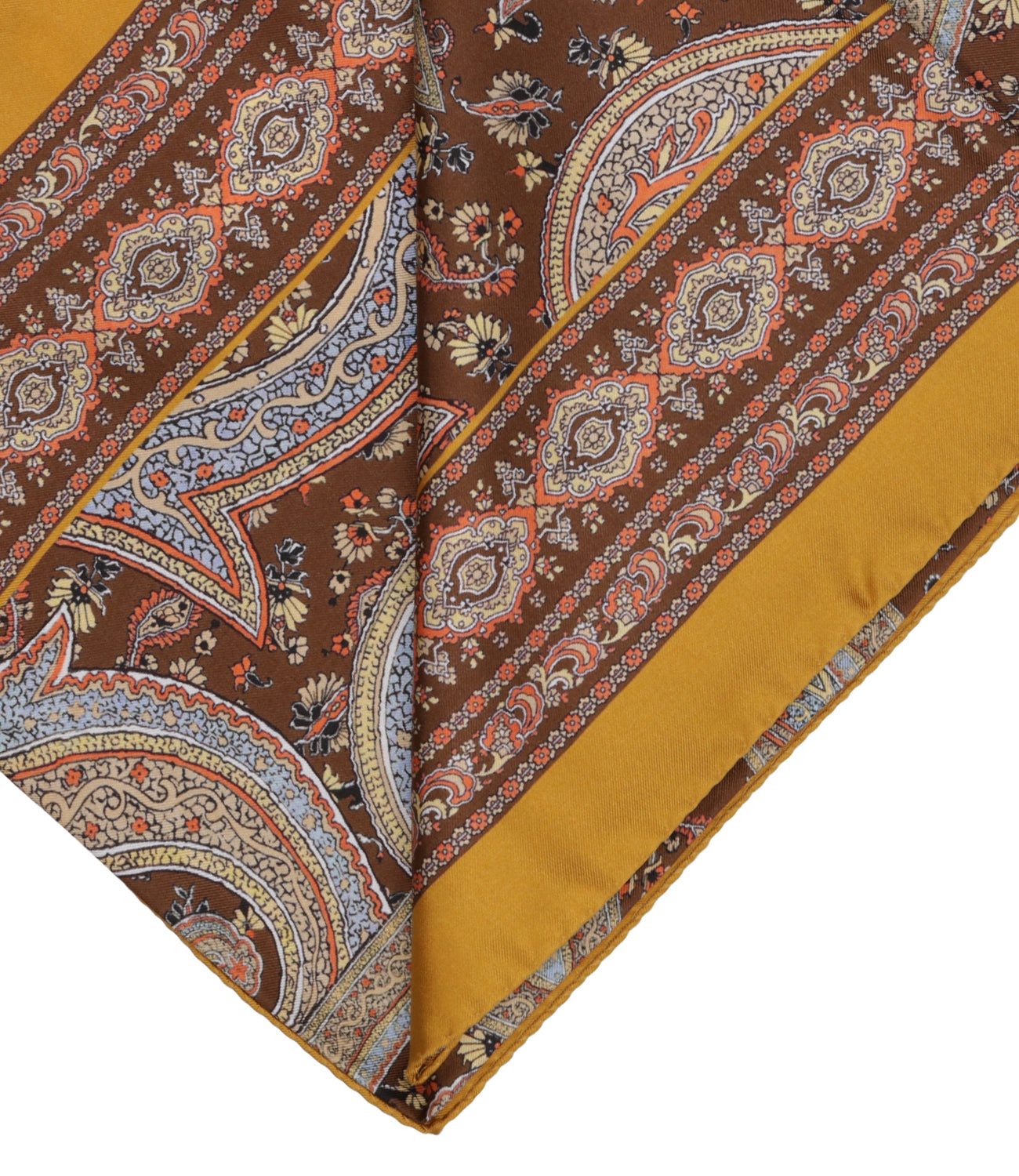 Max Mara | Foulard Ocra Castagna e Cacao