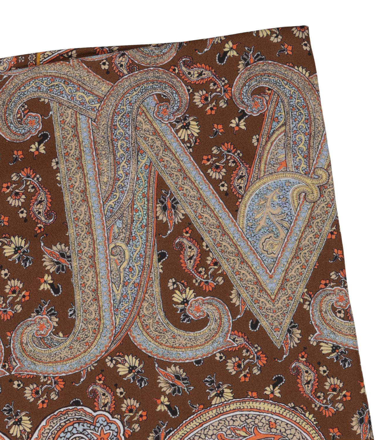 Max Mara | Foulard Ocra Castagna e Cacao