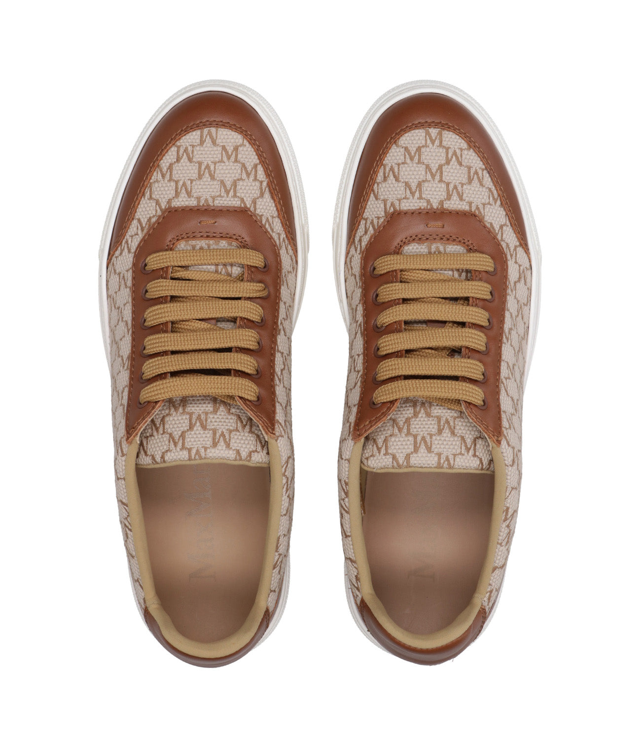Max Mara | Sneakers Citysneak Cuoio e Beige