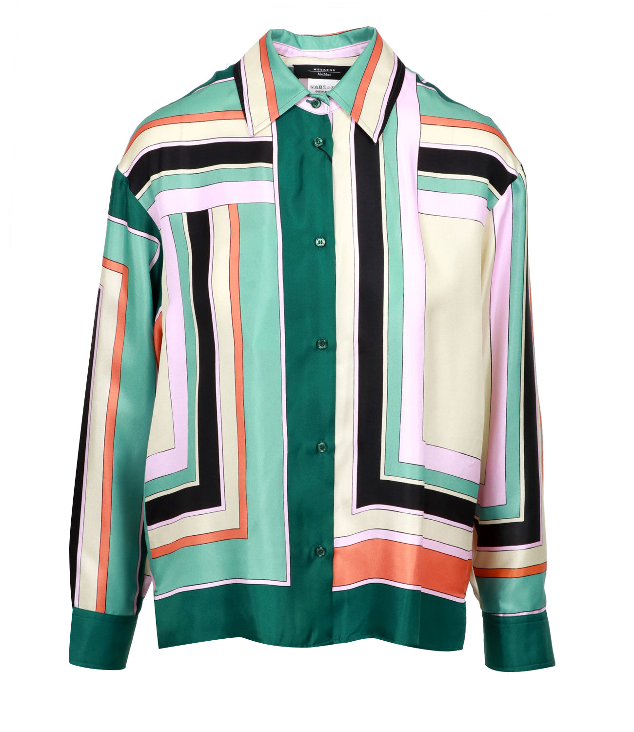 Max Mara Weekend | Formia Shirt Green and Orange