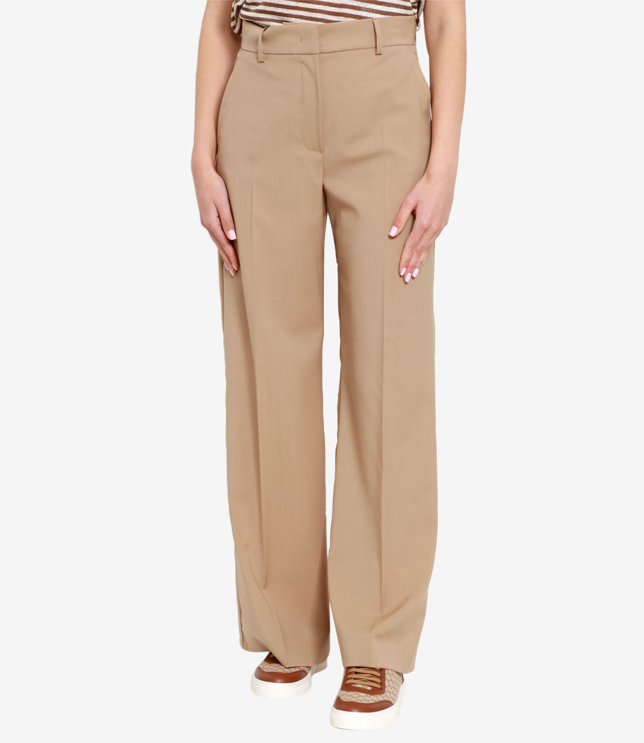 Max Mara Weekend | Beige Visual Pant