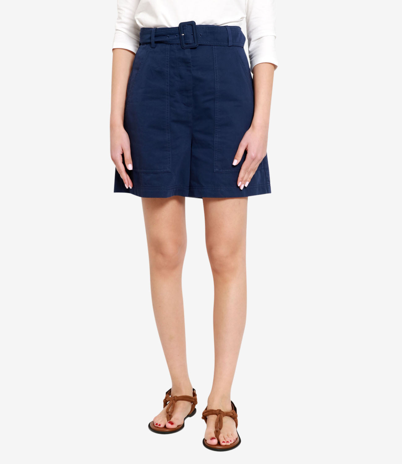 Max Mara Weekend | Cirino Blue Bermuda Shorts Open
