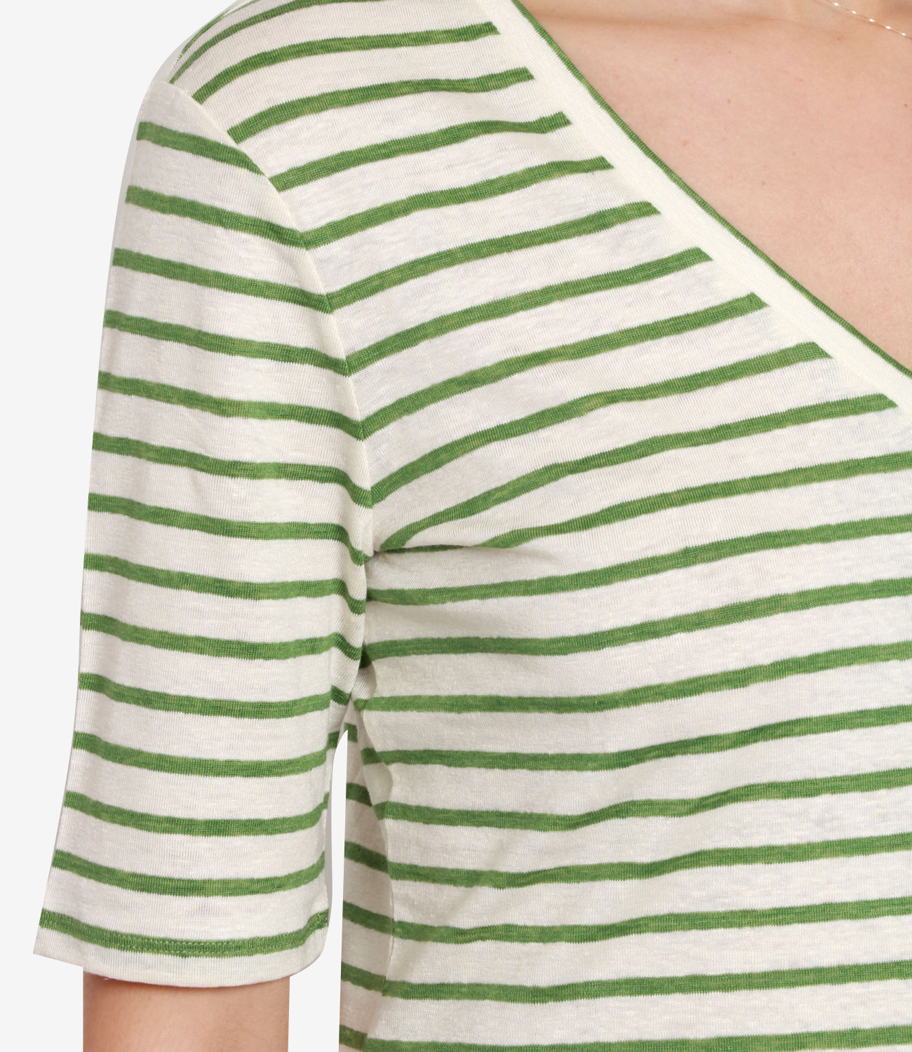 Max Mara Weekend | Blusa Opzione Ecru e Verde