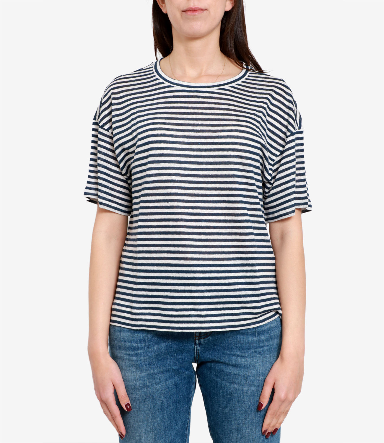 Max Mara Weekend | T-Shirt Boat White and Blue