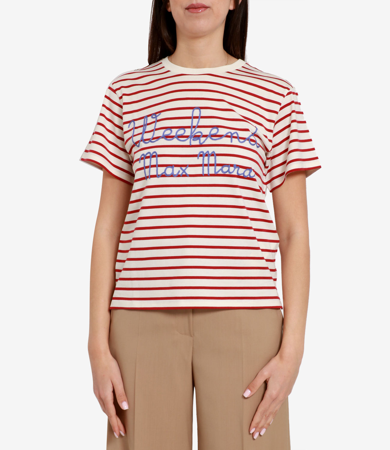 Max Mara Weekend | T-Shirt Olga Cream and Bordeaux