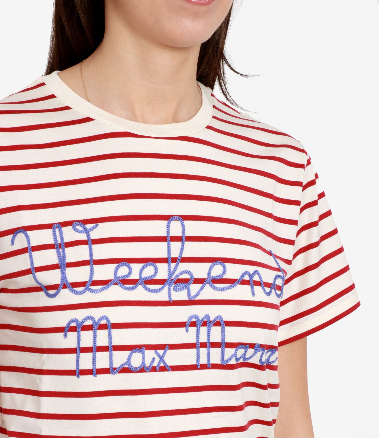 Max Mara Weekend | T-Shirt Olga Cream and Bordeaux