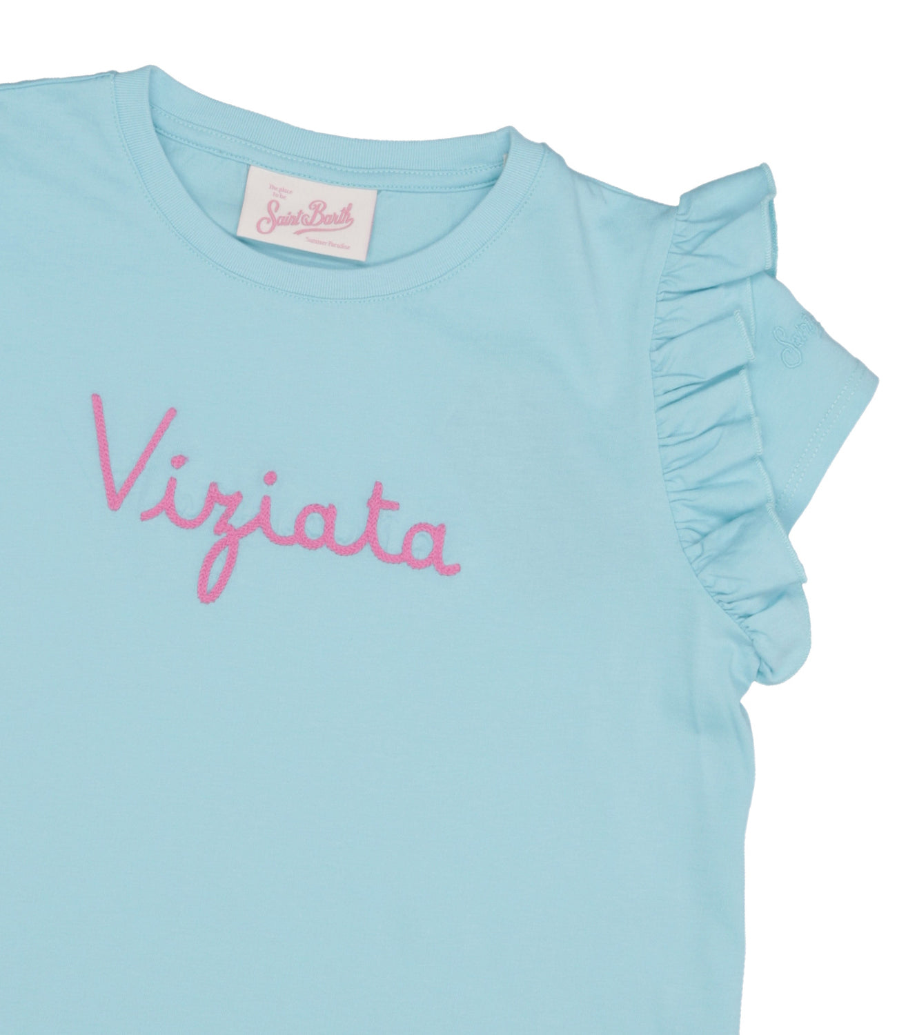 MC2 Saint Barth Kids | T-Shirt Verde acqua