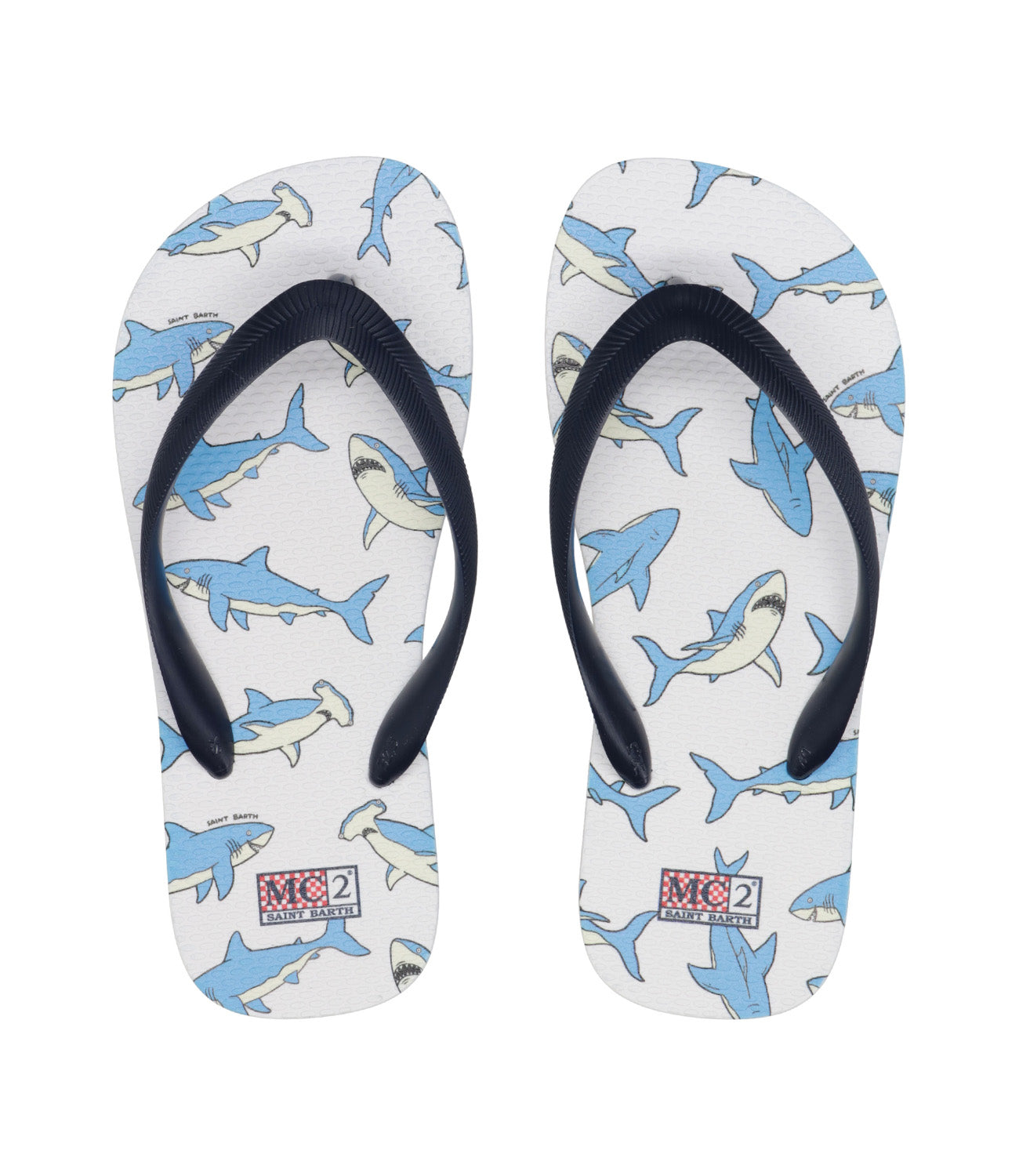 MC2 Saint Barth Kids | Infradito Bianco e Blu