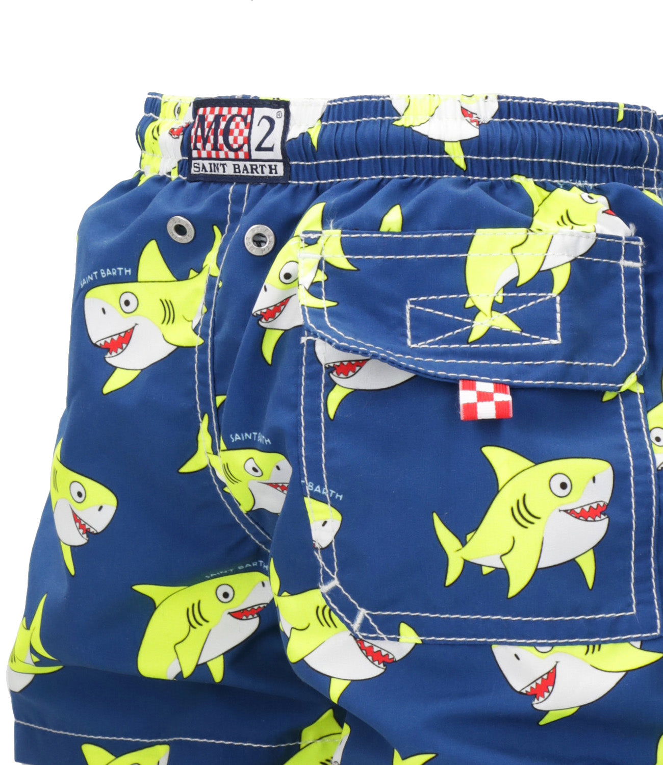 MC2 Saint Barth Kids | Costume Boxer Blu navy e Verde