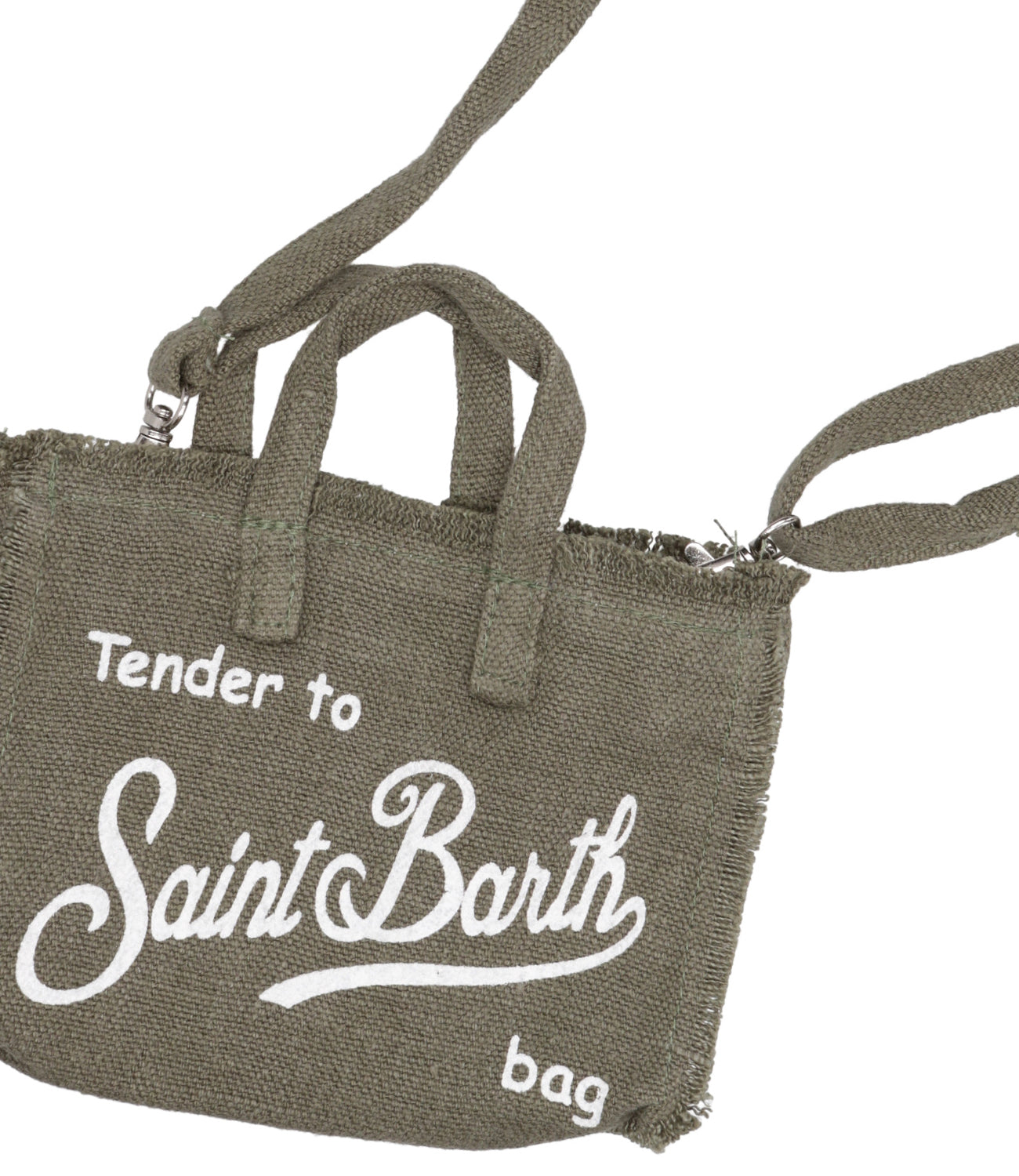 MC2 Saint Barth | Porta Telefono Phone Bag Linen Verde militare