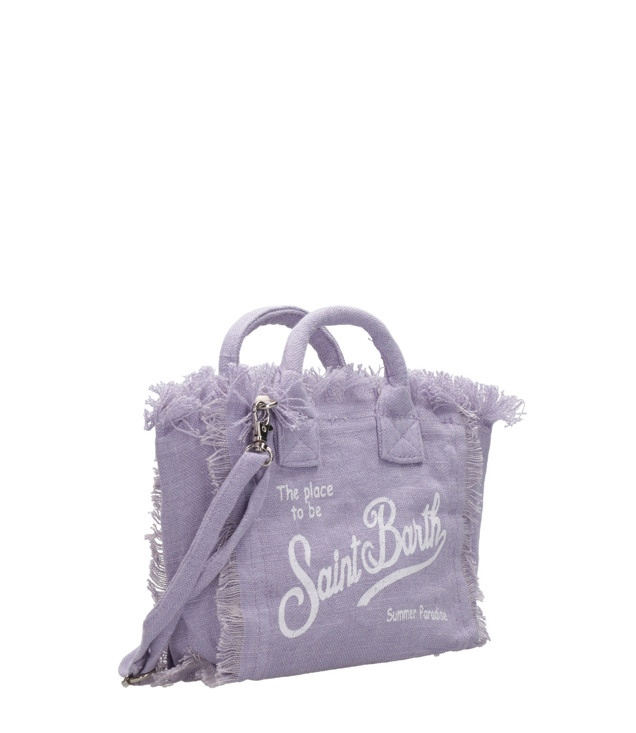 MC2 Saint Barth | Borsa a Mano Vanity Mini Linen Lilla