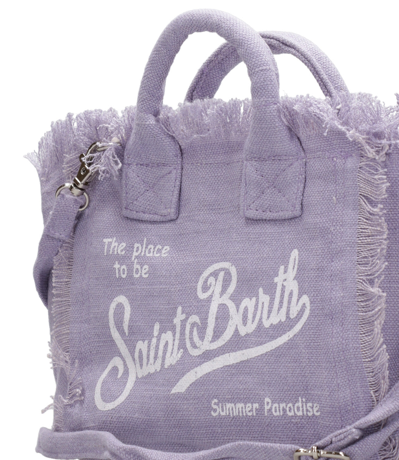 MC2 Saint Barth | Borsa a Mano Vanity Mini Linen Lilla