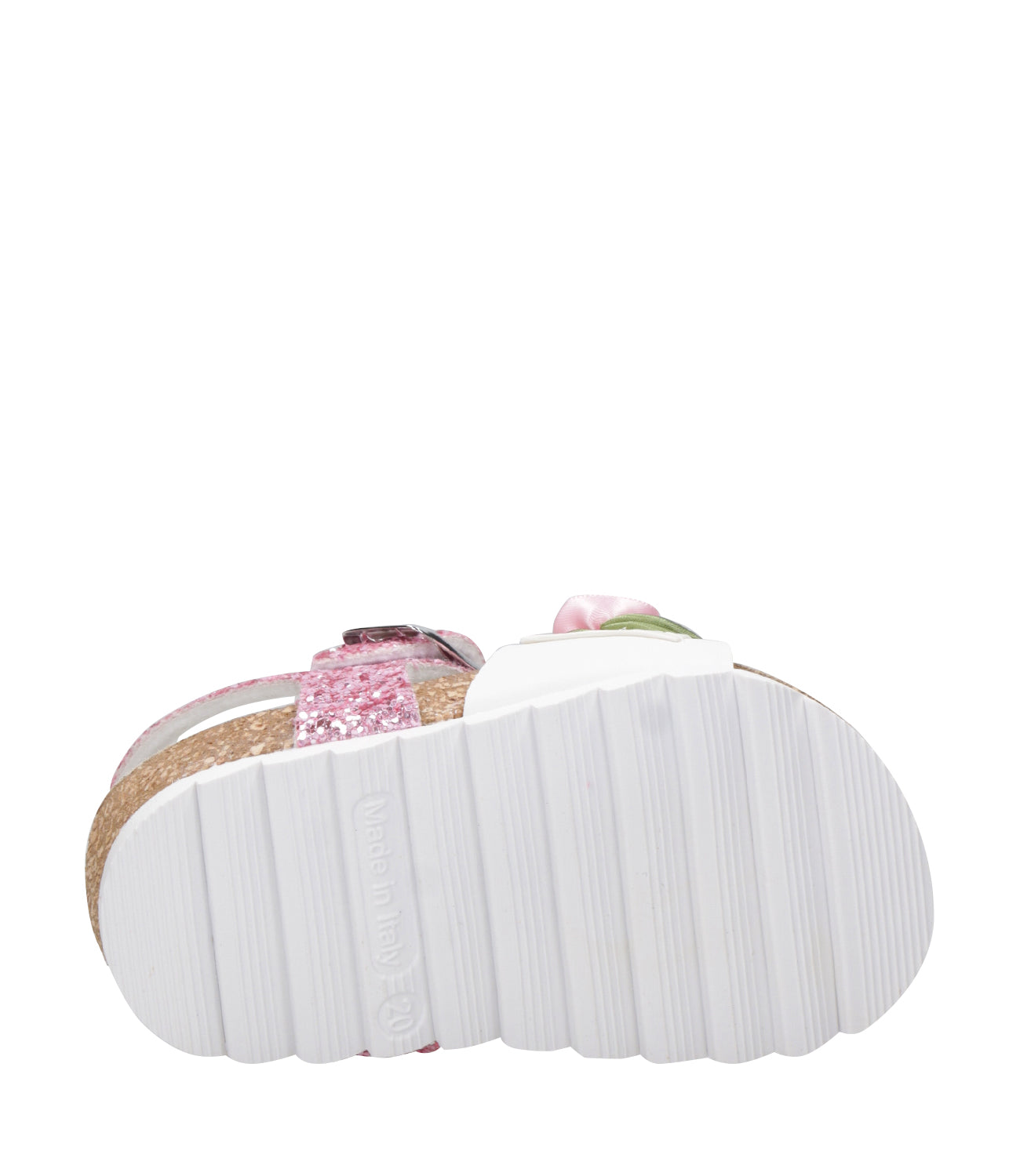 Monnalisa | White and Pink Sandal